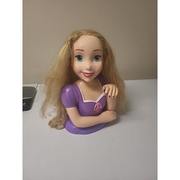 Disney Princess Rapunzel  13" Styling Head Shimmering Makeover Toy - Picture 1 of 12